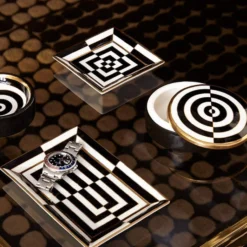 Jonathan Adler Op Art Round Box DECOR