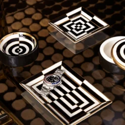 Jonathan Adler Op Art Square Tray