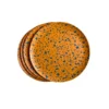 Xenia Taler Terrazzo Orange Side Plates 8"
