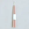 The Floral Society Dipped Taper Candles, Petal