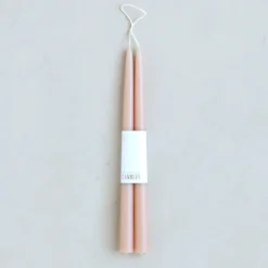 The Floral Society Dipped Taper Candles, Petal