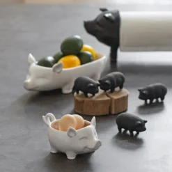 Creative Co-op Resin Animal Paper Towel Holder