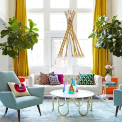 Jonathan Adler Lips Full Dose Needlepoint Pillow DECOR