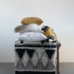 Creative Co-op Square Cotton Tufted Dot Pillow 24" DECOR