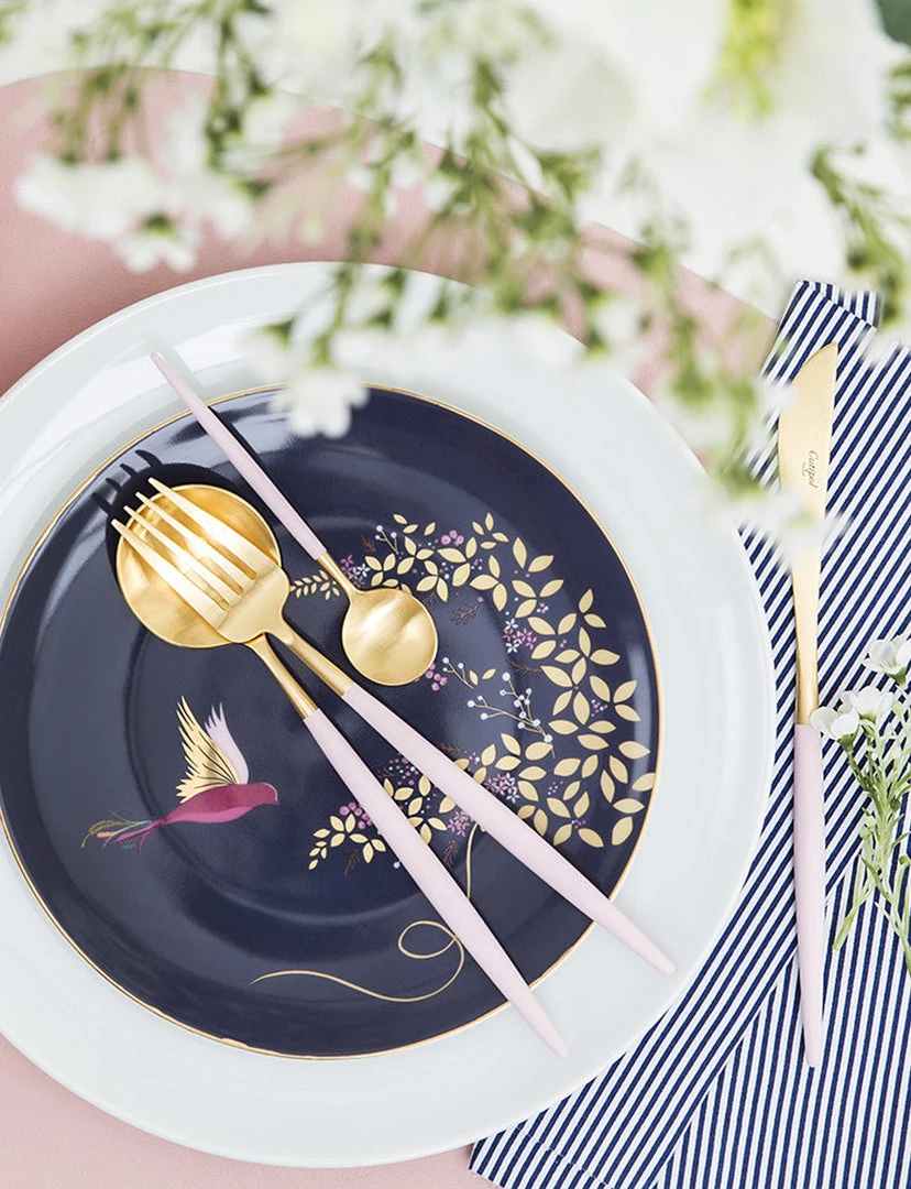 Cutipol Goa Flatware, Pink/gold KITCHEN 2 Cutipol Goa Flatware, Pink/gold KITCHEN