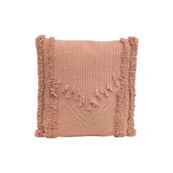 Creative Co-op Square Cotton Embroidered Pillow 22" DECOR