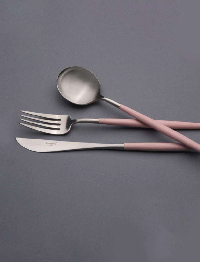 Cutipol Goa Flatware, Pink/silver KITCHEN 2 Cutipol Goa Flatware, Pink/silver KITCHEN