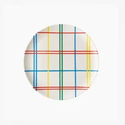 KITCHEN Xenia Taler Plaid Side Plate 8"