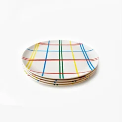 KITCHEN Xenia Taler Plaid Side Plate 8"