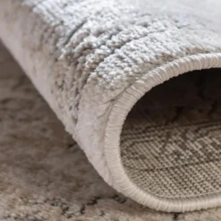 Unique Loom Classica Round Rug, Ivory