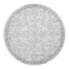 Unique Loom Classica Round Rug, Ivory