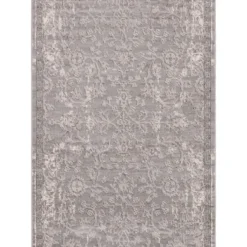 Unique Loom Classica Rectangle Rug, Grey