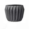 Bloomingville Stoneware Fluted Flower Pot