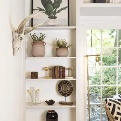 Bloomingville Stoneware Fluted Flower Pot