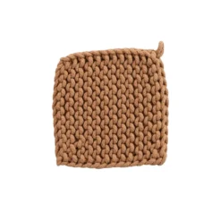 Creative Co-op Square Cotton Crocheted Potholder 8" KITCHEN