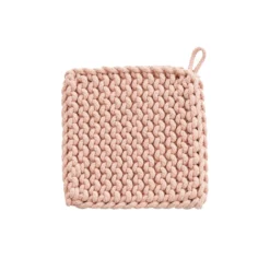 Creative Co-op Square Cotton Crocheted Potholder 8