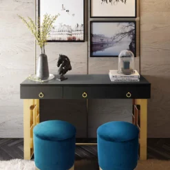 Tov FURNITURE Peony Storage Ottoman