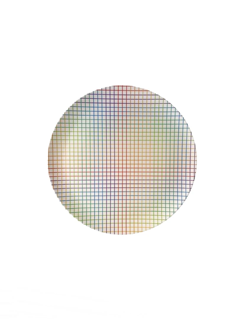 NEW ARRIVAL Xenia Taler Rainbow Grid Side Plate 8" 1 NEW ARRIVAL Xenia Taler Rainbow Grid Side Plate 8"