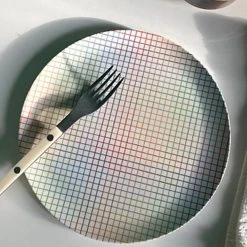 NEW ARRIVAL Xenia Taler Rainbow Grid Side Plate 8" 5 NEW ARRIVAL Xenia Taler Rainbow Grid Side Plate 8
