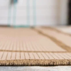 Unique Loom Duna Outdoor Rectangle Rug, Ivory