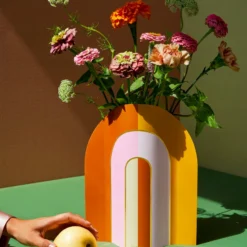 Octaevo Riviera Arch Paper Vase DECOR
