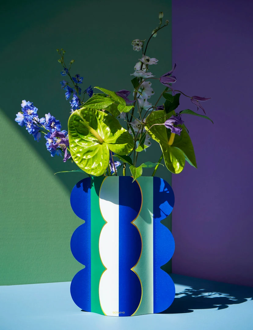 Octaevo BESTSELLER Riviera Wave Paper Vase 2 Octaevo BESTSELLER Riviera Wave Paper Vase