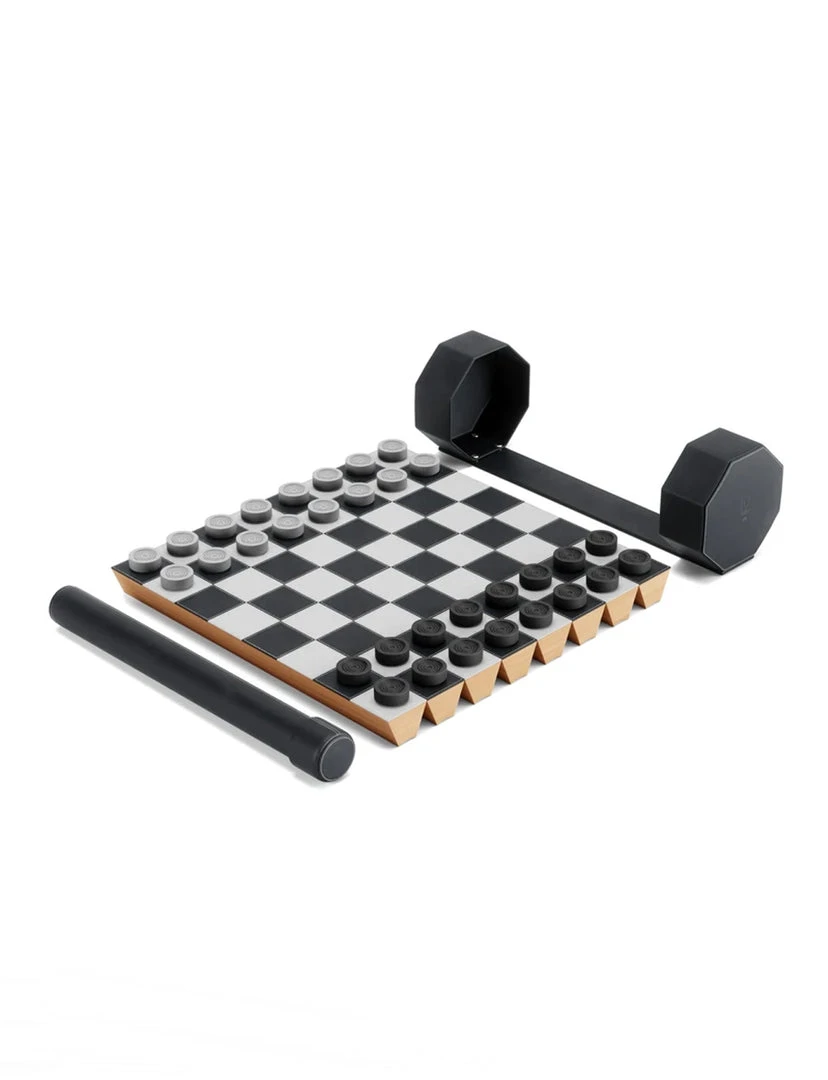 Umbra Rolz Chess/Checkers Set DECOR 1 Umbra Rolz Chess/Checkers Set DECOR