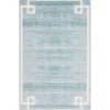 Unique Loom Oriental Rectangle Rug, Turquoise DECOR
