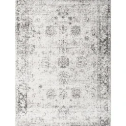 Unique Loom DECOR Namu Rectangle Rug, Grey
