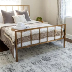 Unique Loom DECOR Namu Rectangle Rug, Grey