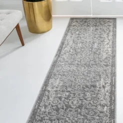 Unique Loom DECOR Classica Runner Rug, Grey