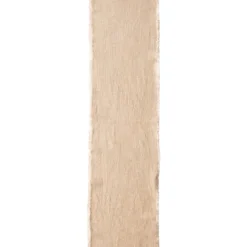 Creative Co-op LIVING ROOM Frayed Edge Natural Linen Blend Table Runner 108"