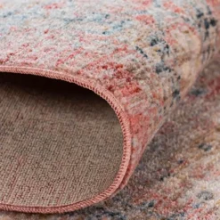 Unique Loom DECOR Barnes Rectangle Rug, Rust Red