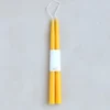 The Floral Society Dipped Taper Candles, Saffron