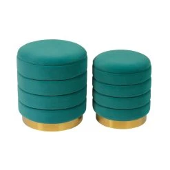 Tov Sammy Storage Ottomans (set Of 2) FURNITURE