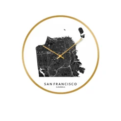 Cloudnola City Map Clock