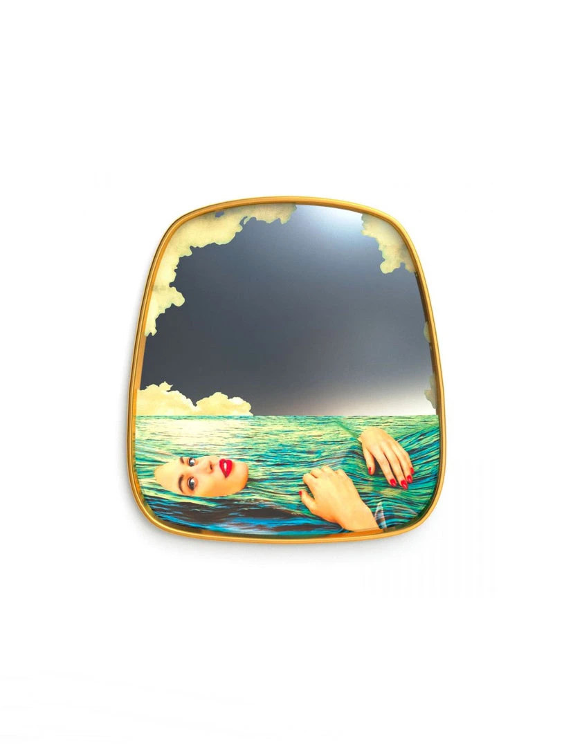 DECOR Seletti Toiletpaper Mirror, Sea Girl 1 DECOR Seletti Toiletpaper Mirror, Sea Girl