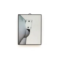Seletti Toiletpaper Small Mirror, Two Of Spades