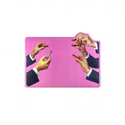 Seletti Tablemat Pink Lipstick