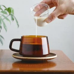 Kinto Sepia Cup & Saucer 270ml / 9oz