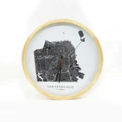 Cloudnola DECOR City Map Clock