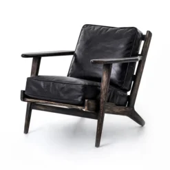 Four Hands FURNITURE Brandon Leather Lounge Chair