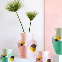 Octaevo Siena Pink Paper Vase DECOR 5 Octaevo Siena Pink Paper Vase DECOR