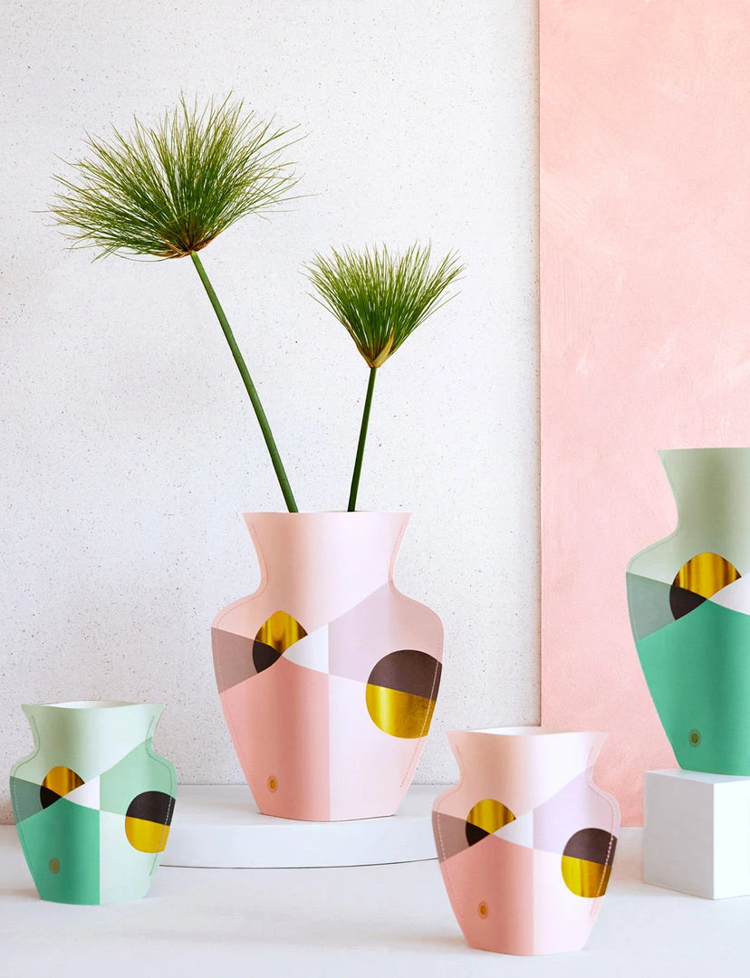 Octaevo Siena Pink Paper Vase DECOR 3 Octaevo Siena Pink Paper Vase DECOR