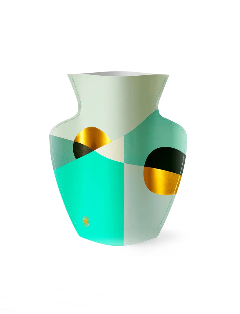Octaevo DECOR Siena Mint Paper Vase 1 Octaevo DECOR Siena Mint Paper Vase