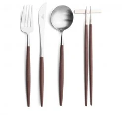 Cutipol Goa Flatware, Brown/silver