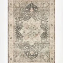 Loloi Royce Rug, Slate Ivory