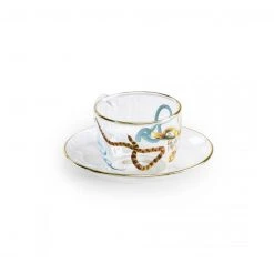 Seletti Toiletpaper Coffee Cup W/ Saucer, Snakes NEW ARRIVAL