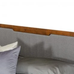 VIG Sofia Bed, Grey/walnut FURNITURE