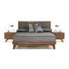 VIG Sofia Bed, Grey/walnut FURNITURE